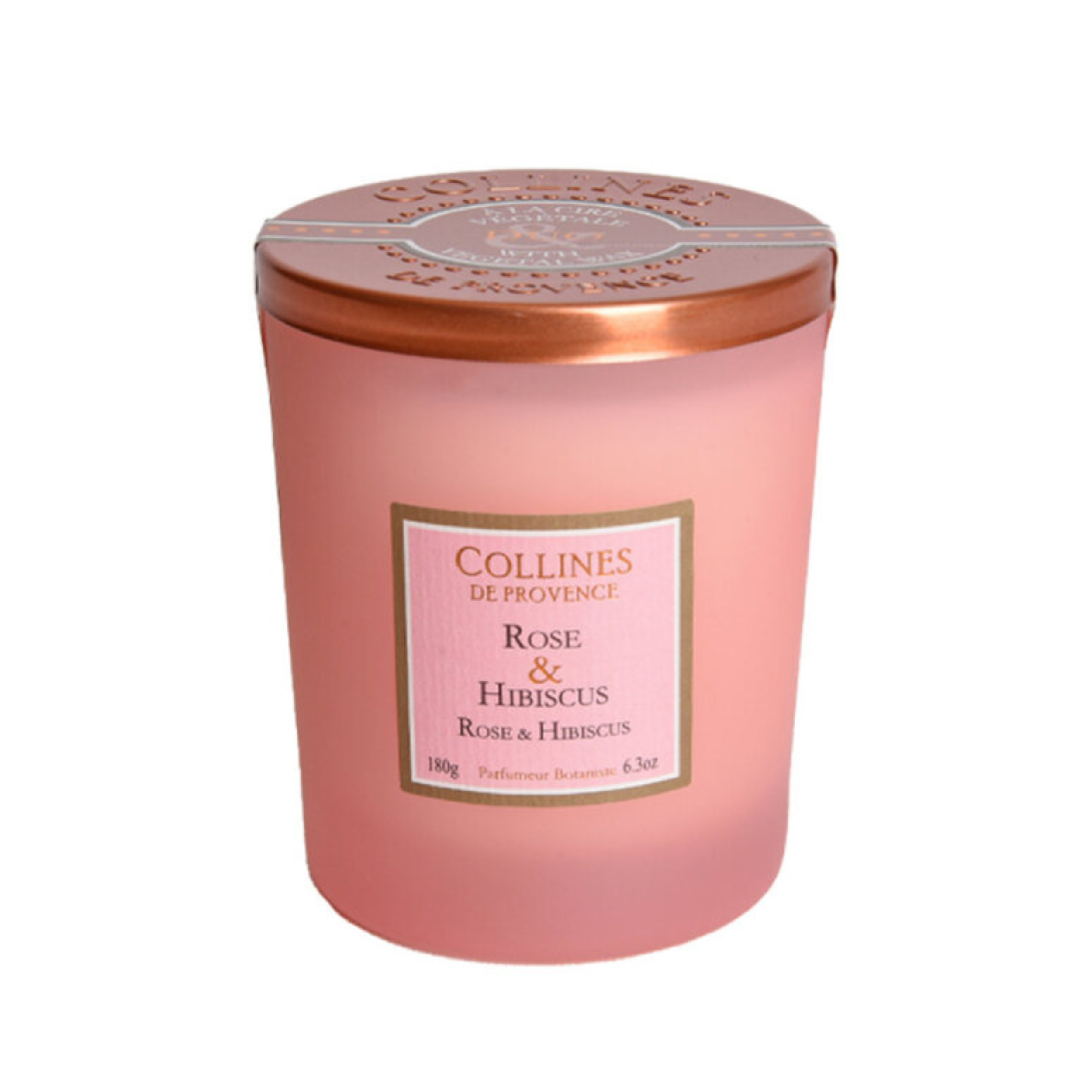 Collines de Provence Duftkerze "Rose & Hibiscus" 180g