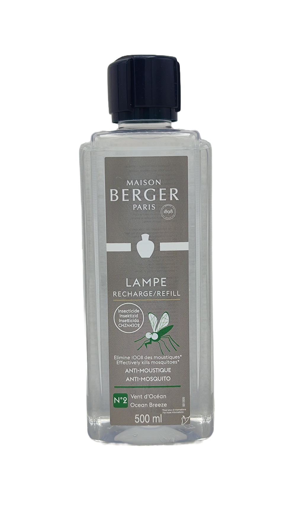 Anti-Mücken Ozeanbrise - Lampe Berger Refill  500 ml - Maison Berger